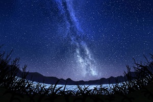 image of the night sky